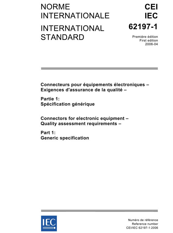 Cover IEC 62197-1:2006